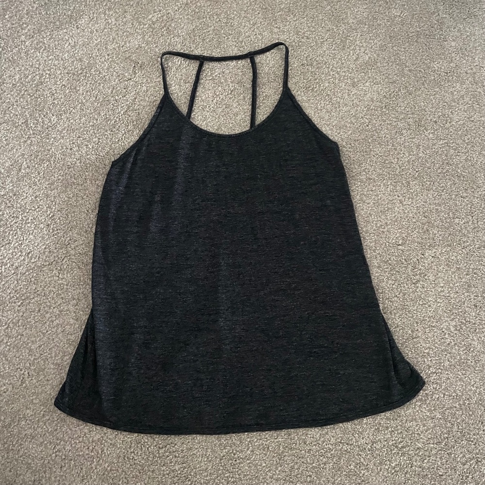 Women’s Zella Dark Grey Patterned Tank Top